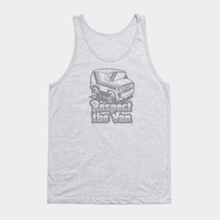 Respect The Van (Ghost) - Green Tank Top